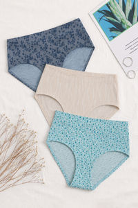 Zivame Medium Rise Full Coverage Hipster Panty (Pack of 3) - Multicolor — thumbnail 2